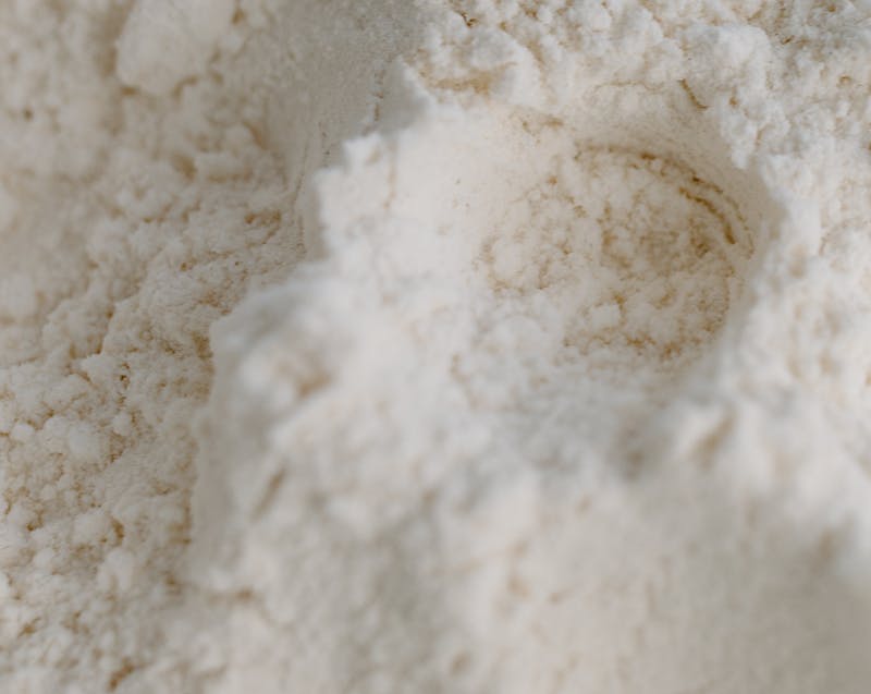 white powder